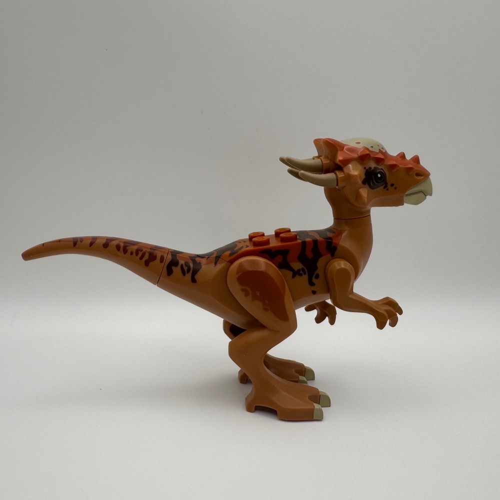 LEGO Stygimoloch Dinosaur Figure Orange Brown Jurassic World 75927